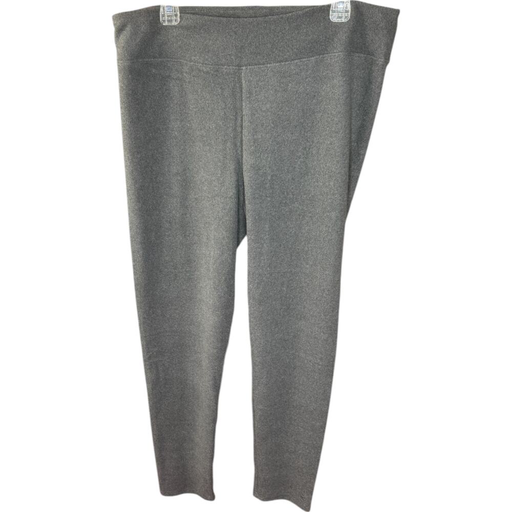Cuddl Duds Base Layers Fleecewear with Stretch Legging Charcoal Heather XL NWOT